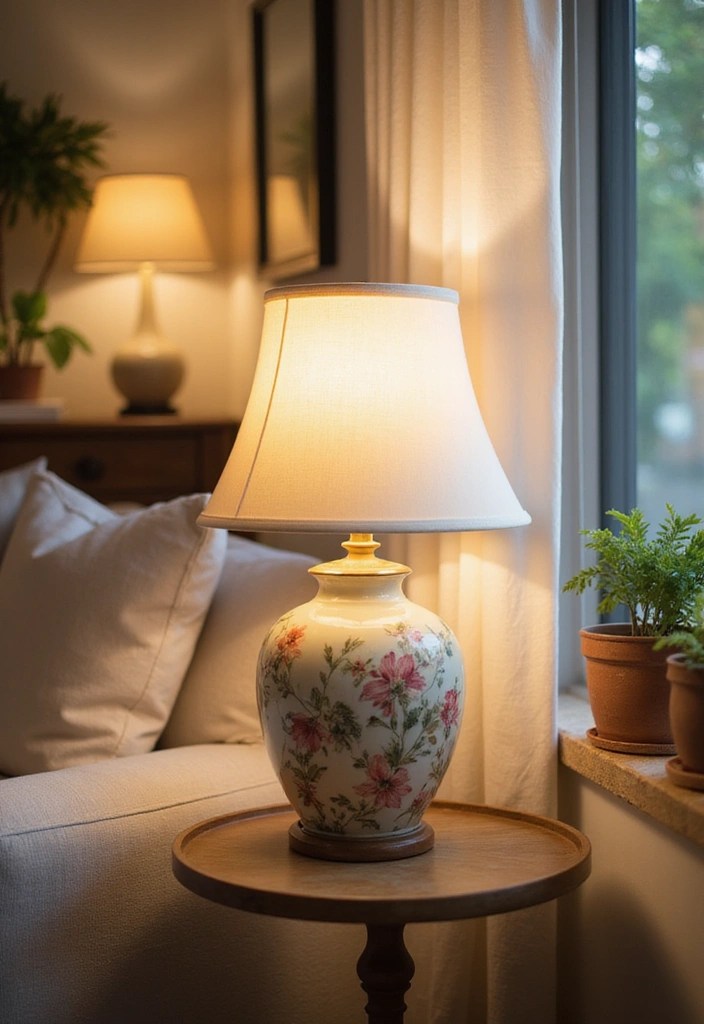 12 Creaciones de Cerámica Artesanal que Te Harán Querer Decorar Cada Rincón (¡Descubre el #7!) - 4. Lámparas de Cerámica que Iluminan Tu Hogar