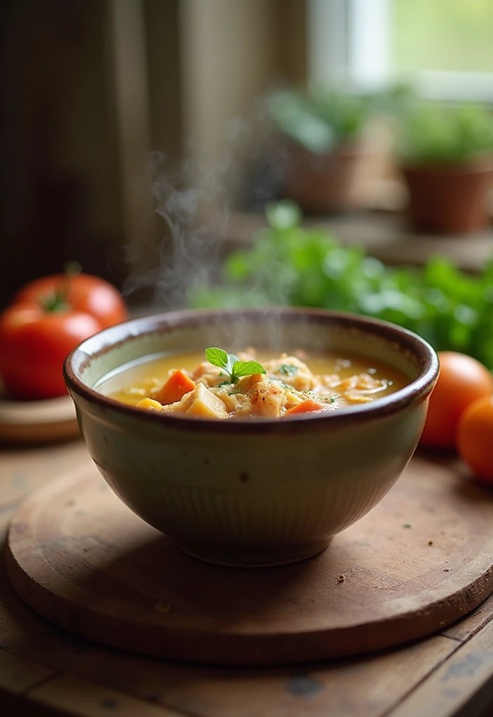 12 Creaciones de Cerámica Artesanal que Te Harán Querer Decorar Cada Rincón (¡Descubre el #7!) - 9. Cuencos para Sopa que Confortan