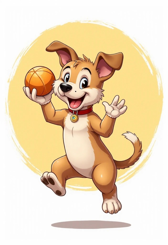 12 Dibujos de Animales Fáciles que Harán Sonreír a Todos (¡El #5 es Adorable!) - 2. Perrito Saludador