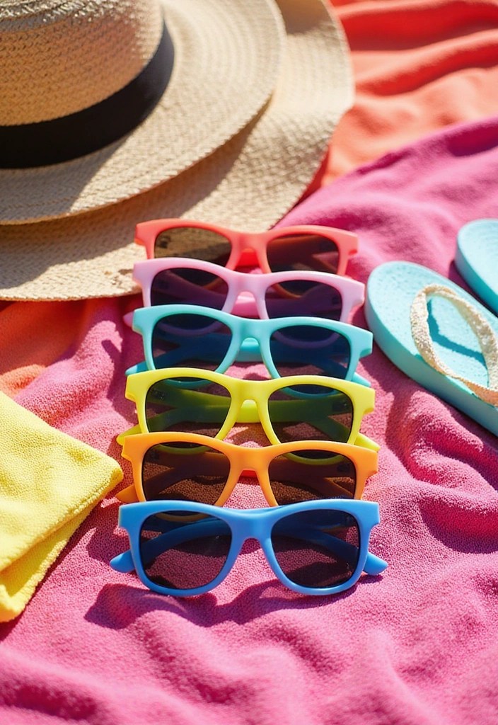 15 Gafas de Sol que Marcarán Tendencia Este Verano (¡No Te Querrás Perder la #7!) - 5. Gafas de Sol de Colores Vibrantes