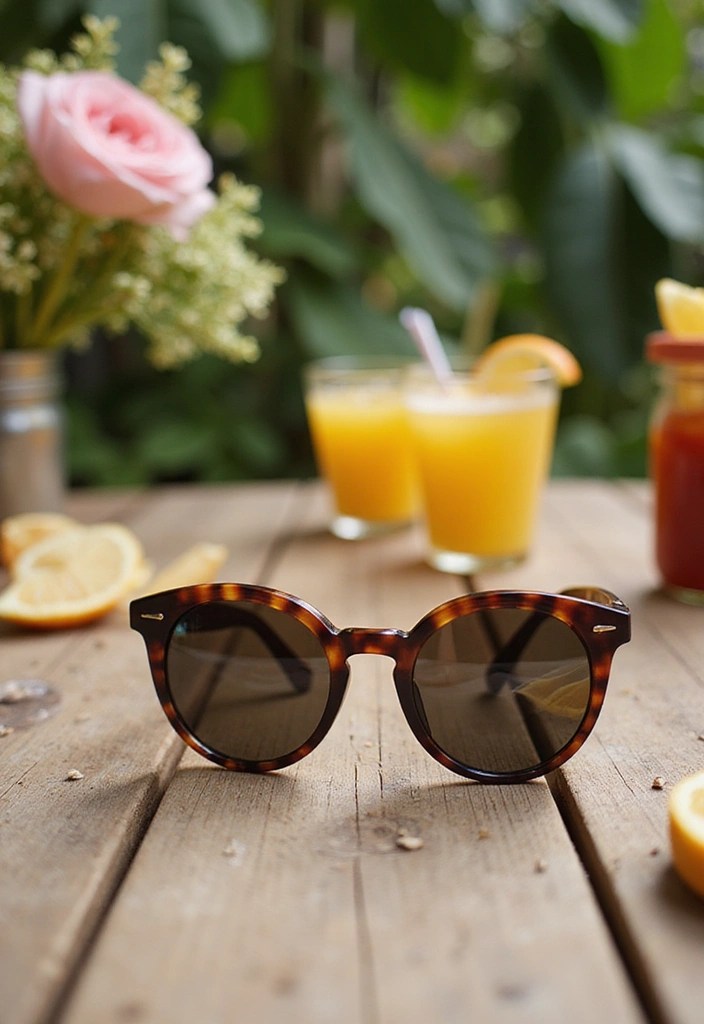 15 Gafas de Sol que Marcarán Tendencia Este Verano (¡No Te Querrás Perder la #7!) - 7. Gafas de Sol Redondas